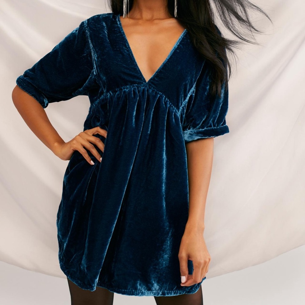 Free People Ivy Velvet Dress